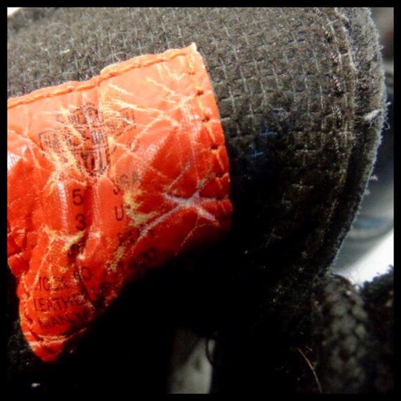 Harley Davidson Black Leather Riding Boots Size 5 - Picture 5 of 5